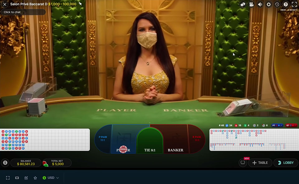 Live Baccarat